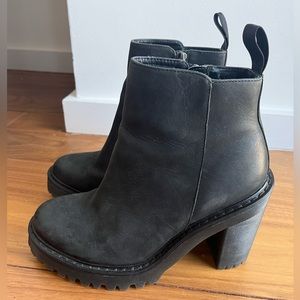Dr. Martens - Magdalena Lug Heel Bootie - Size 7-7.5, EU 38